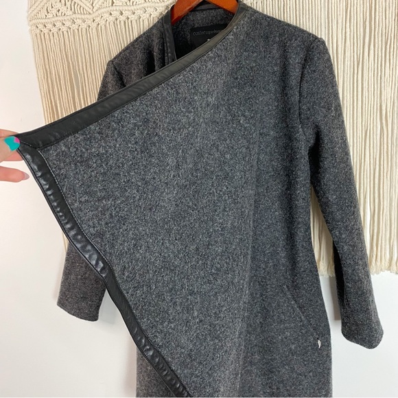 Coster Copenhagen Wool Blend Charcoal Sweater Cardigan Size Medium - Picture 3 of 11